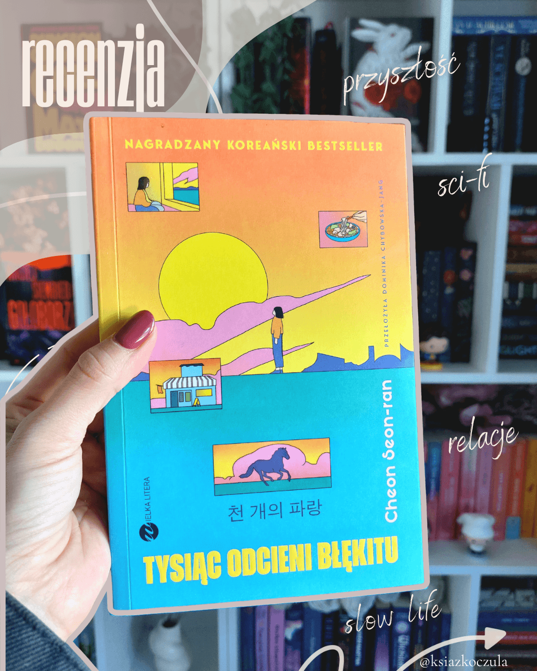Okładka Tysiąc odcieni błękitu